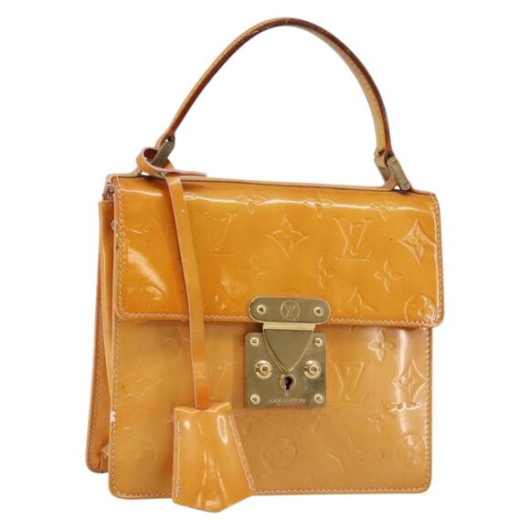 LOUIS VUITTON Monogram Vernis Spring Street Hand Bag Pink M91033 - Picture 1 of 13